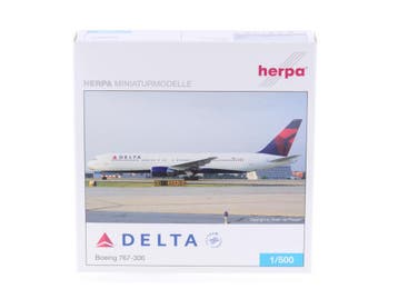 Schaal 1:500 Herpa 509954 Delta Air Lines Boeing 767-300..., Ophalen of Verzenden