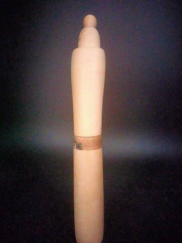 Shozan Shido - Beeldje, Exclusieve vintage Sosaku Kokeshi