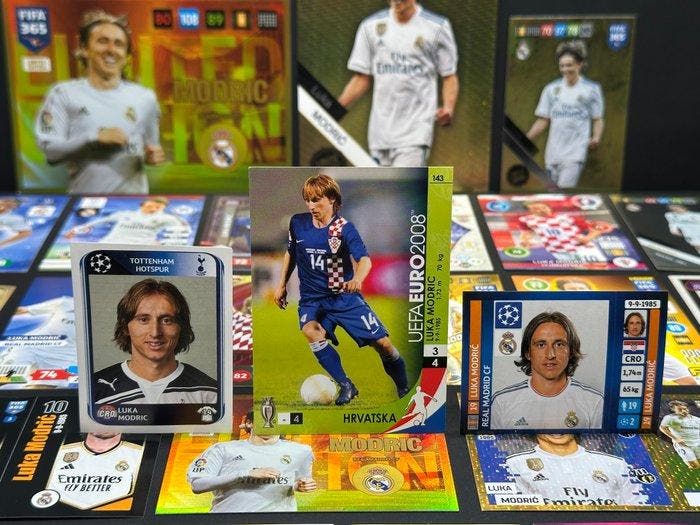 Panini - Luka Modri Collection - 24 Stickers & Cards -, Verzamelen, Stickers