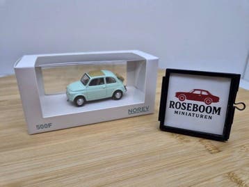 Norev 1:43 - Modelauto - Fiat 500 F 1965 Pastel Blue, Nieuw