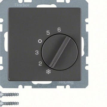 Hager Berker kamerthermostaat met omschakelcontact Ant, Verzenden, Nieuw