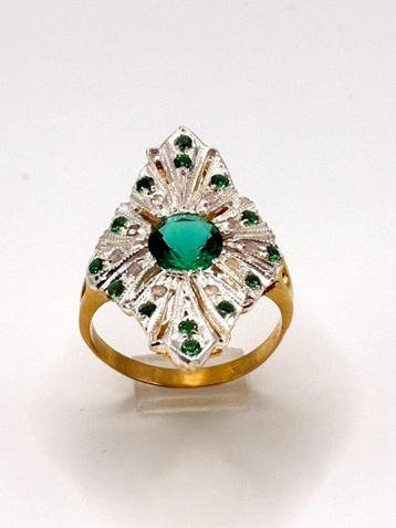 Sans prix de réserve - Bague de cocktail - 9 carats Or