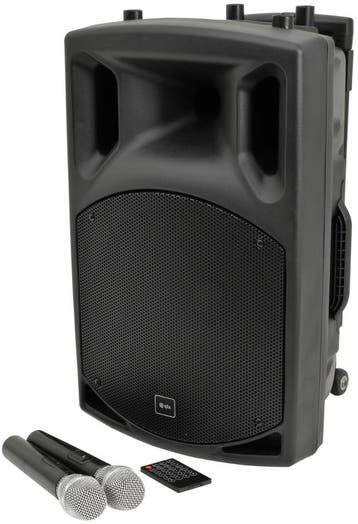 Refurbished Qtx QX12PA-plus Bluetooth Luidspreker USB/SD/FM, Nieuw