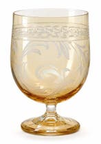 Drankservies (10) - Glas, Verguld - 24k handgemaakt, Antiek en Kunst