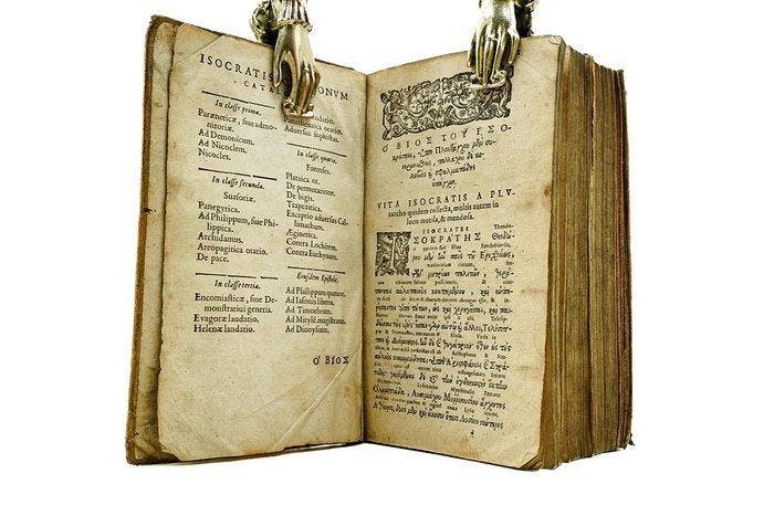 Isocrate - Isocratis Orationes - 1570, Antiquités & Art, Antiquités | Livres & Manuscrits