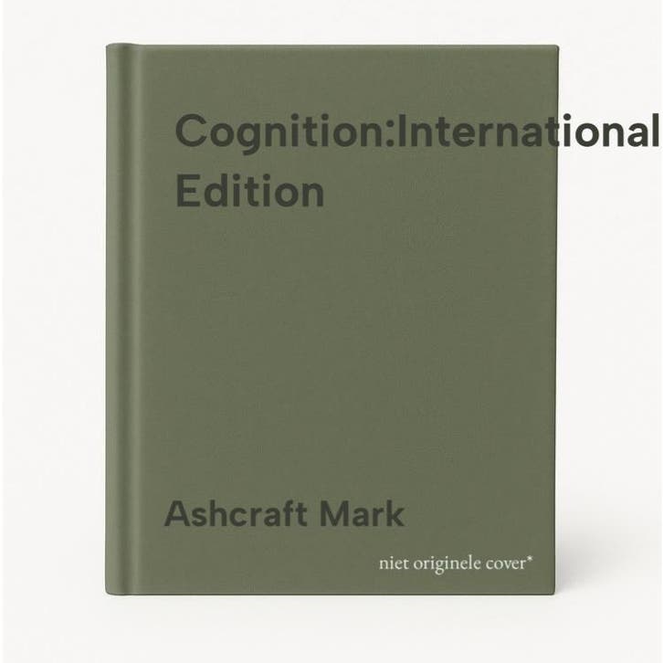Cognition:International Edition 9780135081686 Ashcraft Mark, Boeken, Taal | Engels, Gelezen, Verzenden