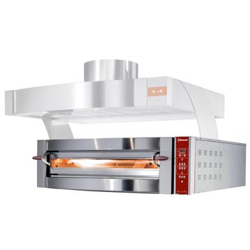 Pizzaoven | Elektrisch | 1x4 Ø350mm | Met Vuurvaste Stenen, Verzenden, Nieuw in verpakking