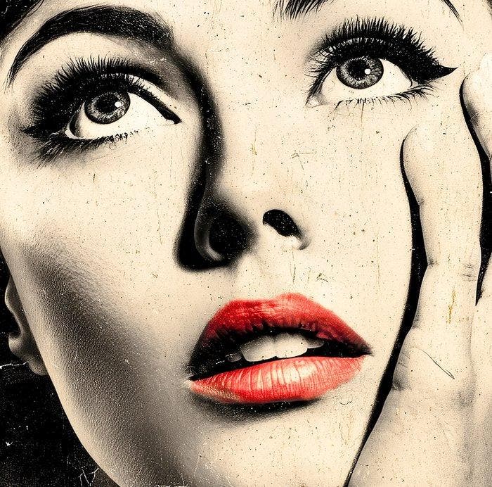 Ginger Red (1965) - Gil, Antiek en Kunst, Kunst | Designobjecten