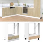vidaXL Ovenkast 60x46x81,5 cm spaanplaat sonoma eikenkleurig, Verzenden, Nieuw