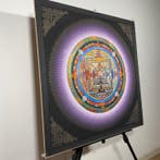 75 cm - Large Painting of Tibetan Tradition - Mandala