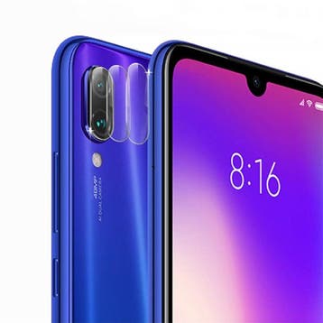 3-Pack Xiaomi Redmi Note 7 Tempered Glass Camera Lens Cover, Verzenden, Nieuw
