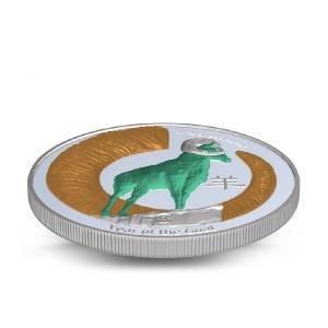 Niue. 2 Dollars 2015 Chinese Lunar Calendar - Year of the