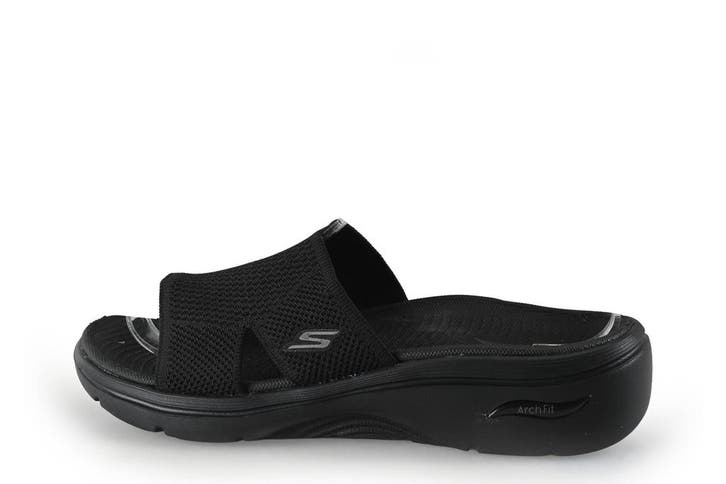 Skechers Slippers in maat 37 Zwart, Kleding | Dames, Schoenen, Zwart, Zo goed als nieuw, Slippers, Verzenden