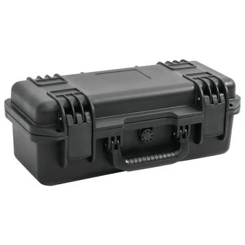 vidaXL Flightcase draagbaar 46,5x21,5x17,5 cm PP zwart, Verzenden, Nieuw