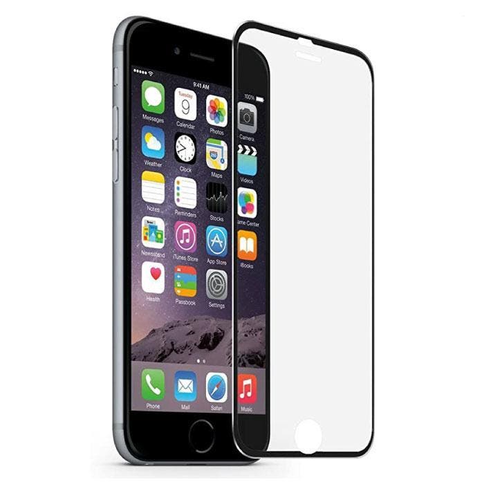 iPhone SE (2020) Full Cover Screen Protector 2.5D Tempered, Télécoms, Téléphonie mobile | Housses, Coques & Façades | Marques Autre