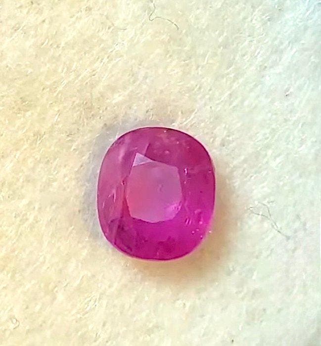 1 pcs Rood Robijn - 4.00 ct - Gem research Swiss Lab (GRS) -, Bijoux, Sacs & Beauté, Pierres précieuses