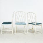 IKEA - Stoel - Sannäs - Hout, Fluweel - Set van zes stoelen,, Antiek en Kunst