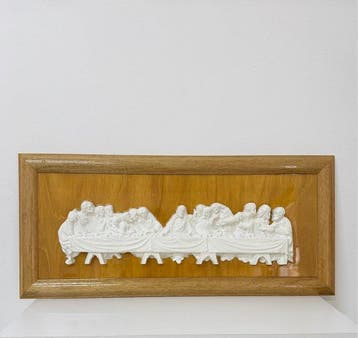 Maria Ruberto - Relief - Het Laatste Avondmaal - XL - 89 x, Antiek en Kunst
