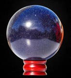 Grote 3,2 kg blauwe goudsteenbol - 3,5 cm - India Bol -