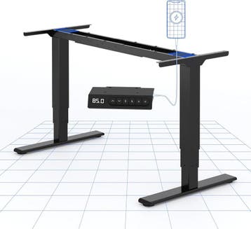Zit sta bureau - Elektrisch - Verstelbaar - Bureauframe - Zw, Verzenden, Nieuw
