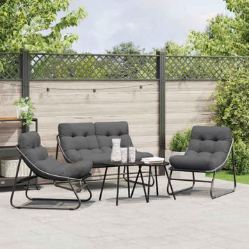 Tuinmeubelen Zwart | Tweede Kansje | OP = OP (tuinset), Verzenden, Zo goed als nieuw, Stoel, Tuinset