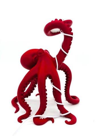 Tafellamp - Plastic - octopus, Antiek en Kunst