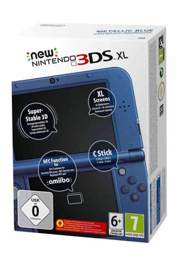 New Nintendo 3DS XL Blauw in Doos (Nette Staat), Ophalen of Verzenden, Zo goed als nieuw