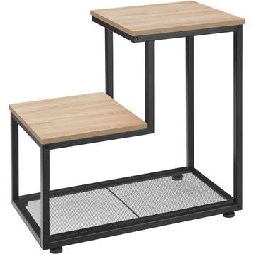 tectake Bijzettafel Halifax 60,5x35,5x60,5cm - Industrieel l, Verzenden