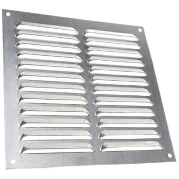 Aluminium schoepenrooster opbouw 250 x 250mm - ALU (1-2525A), Verzenden, Nieuw