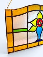 Art Deco Glas-in-loodraam - 30x46cm - 1930-1940