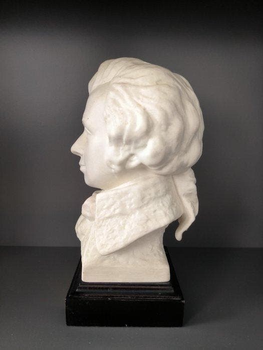 Goebel - Bochmann - Figure - Goebel biscuit porcelain bust,, Antiquités & Art, Antiquités | Verre & Cristal