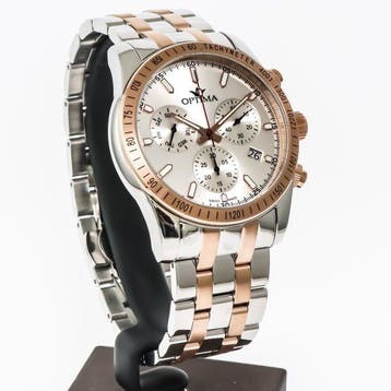Optima - Swiss Chronograph - OSC432-SR-1 - Sans prix de, Nieuw