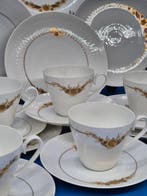 Rosenthal – Kaffeeservice 18-tlg. – Porzellan mit Golddekor, Antiek en Kunst