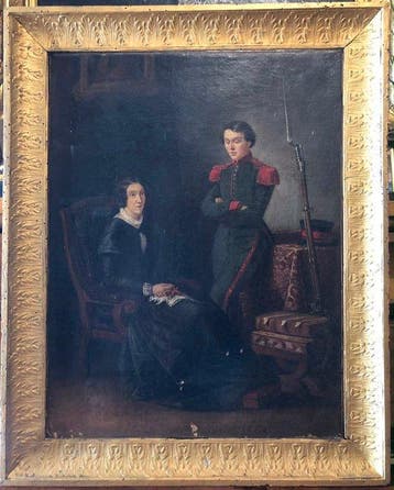 Clemente Alberi (1803-1864) - Personaggi in un interno, Antiek en Kunst