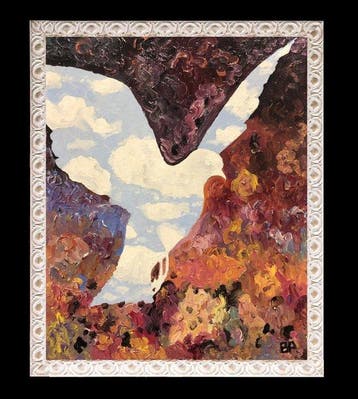 Surrealist School (c. 1970) - LOiseau de Ciel (In the