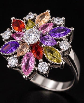 Zonder minimumprijs - Ring 925 Sterling Zilveren Franse, Nieuw