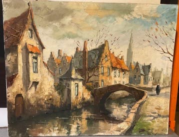 Franse school (XX) - Vue ancienne de Lille