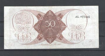 Nederland. - 50 Gulden - 1945 - Pick 78 (Zonder