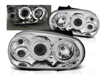 Angel Eyes koplampen Chrome edition geschikt voor VW Golf 4, Verzenden, Nieuw, Volkswagen
