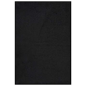 vidaXL Deurmat 80x120 cm zwart, Verzenden