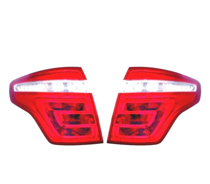 FEUX ARRIÈRE POUR CITROEN C4 PICASSO 06-11 ROUGE CHROMÉ, Auto-onderdelen, Verlichting, Verzenden