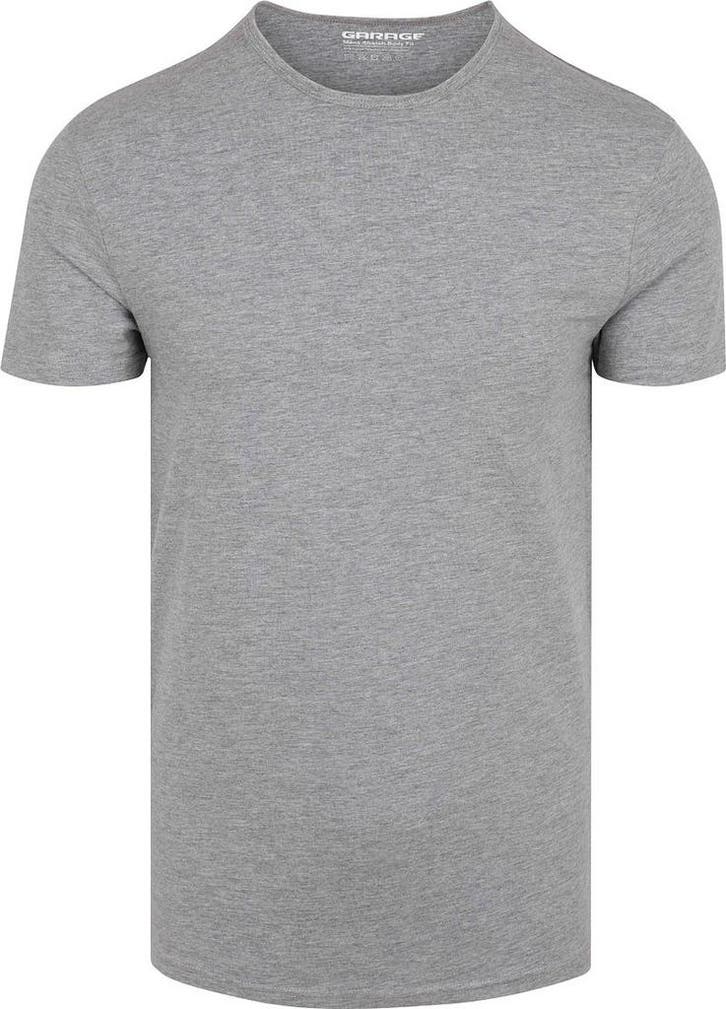 Garage Stretch Basic Grijs O-Hals maat Maat 52/54 (L) Heren, Kleding | Heren, T-shirts, Grijs, Nieuw, Maat 52/54 (L), Verzenden