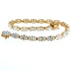 Armband - 14 karaat Geel goud - 13.10ct. tw. Diamant, Nieuw