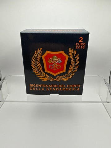 Vaticaan. 2 Euro 2016 Gendarmeria Proof (Zonder