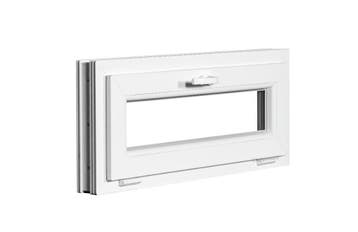 PVC raam draai kiep b100xh32 cm wit, Ophalen of Verzenden, Gevelraam of Ruit