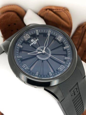 Perrelet - Turbine Regular 12 Automatic Black - A1047/2 -, Nieuw