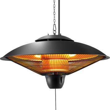 tectake Solaris infraroodstraler Orbit 2500W, aluminium behu, Autos : Pièces & Accessoires, Climatisation & Chauffage, Verzenden