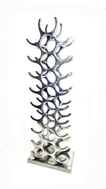 Michael Noll - Wijnrek - Aluminium