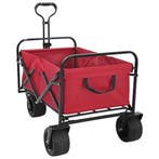 vidaXL Opvouwbare Handtrolley Rood 89 x 63 x 96 cm, Verzenden