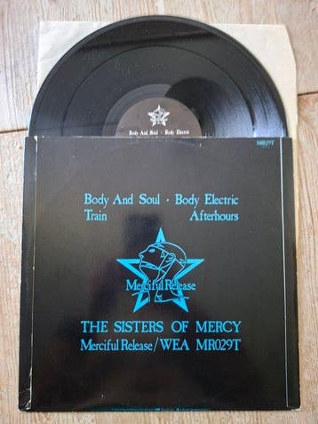 the Sisters Of Mercy - Body And Soul / Walk Away (Rare 1984, Nieuw in verpakking